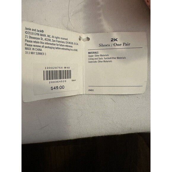 Janie And Jack Toddler Girls Size 2K - Picture 5 of 6